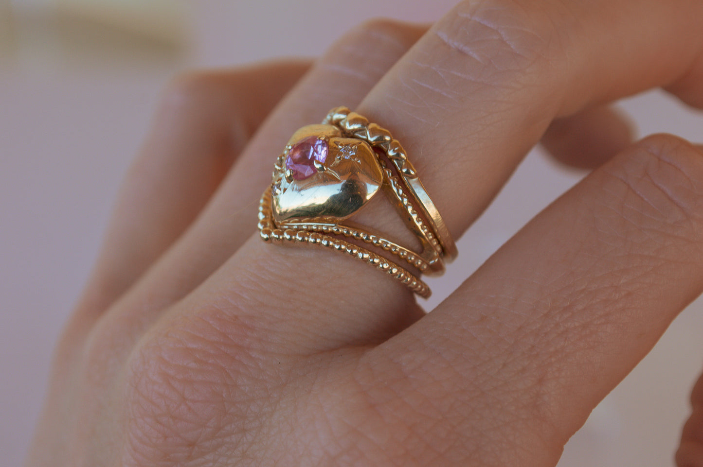 Twinkle Heart Ring