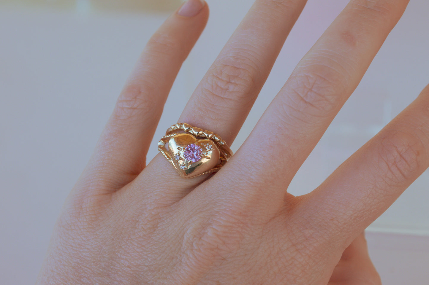 Twinkle Heart Ring