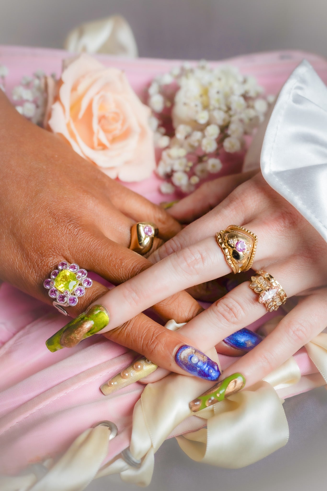 Galactic Flower Ring